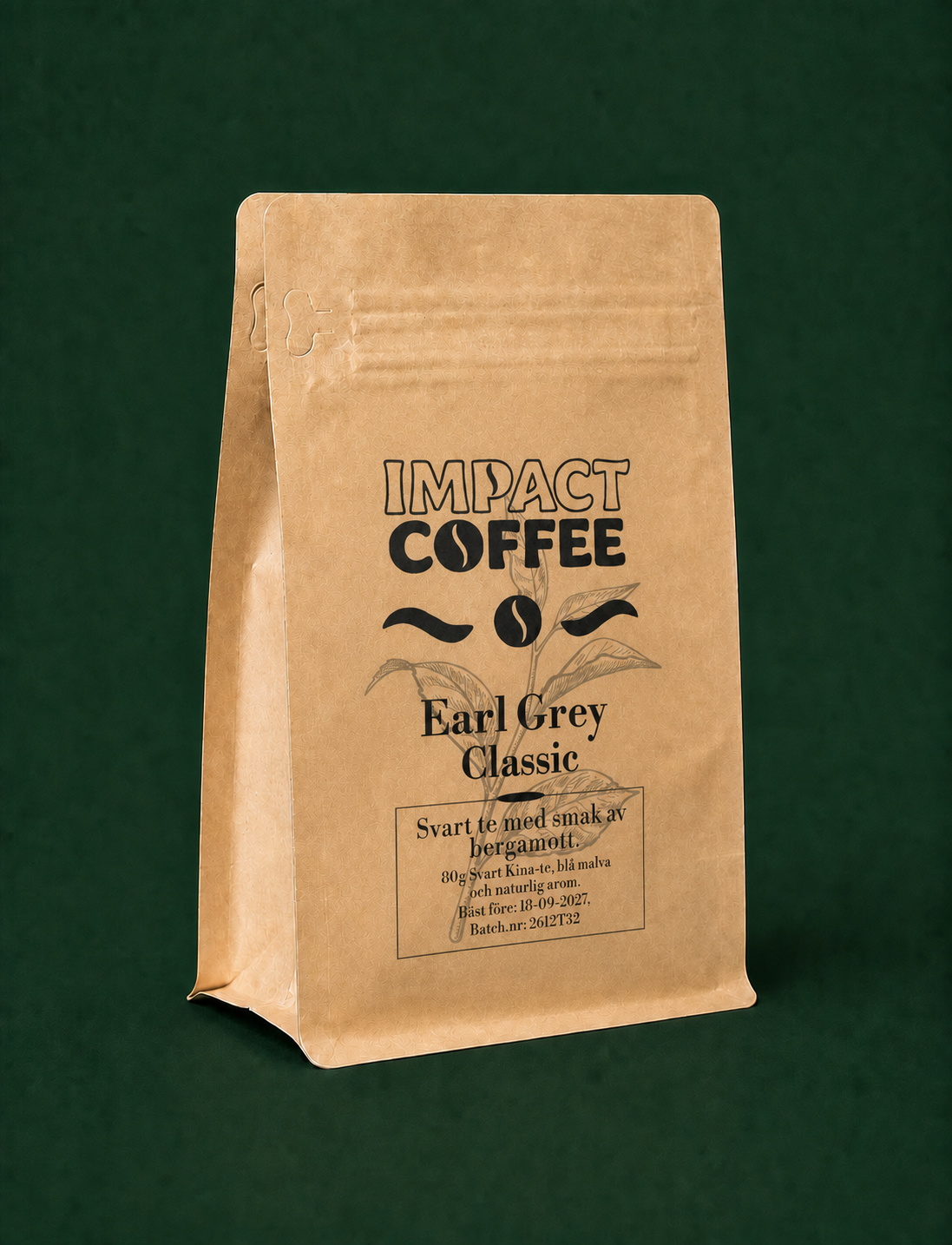 Earl Grey Classic — Svart te